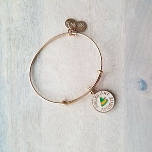 Rose Gold Alex and Ani Elf Bangle